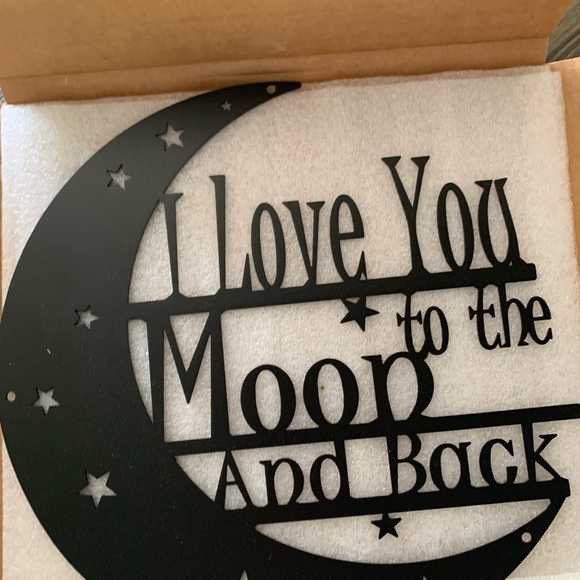 Charming Black Moon Wall Art Decor - Picture 1 of 3